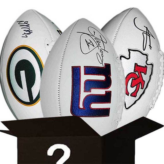 Autographed hotsell football memorabilia