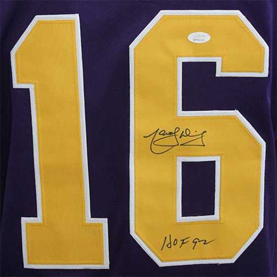Marcel Dionne Signed Los Angeles Kings Purple Jersey / 4 Inscriptions  (Beckett)