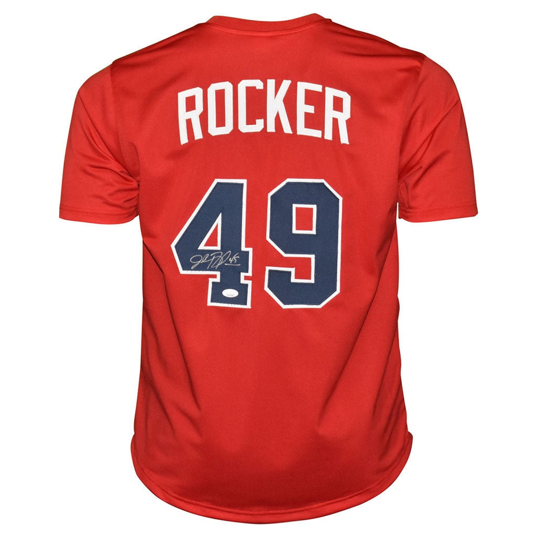 John Rocker Signed Atlanta Red Baseball Jersey JSA 