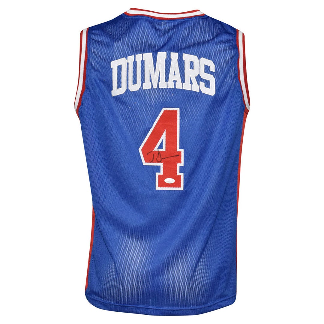 Dennis Rodman & Joe Dumars Bad Boys Signed Custom Detroit Pistons Jersey  JSA COA