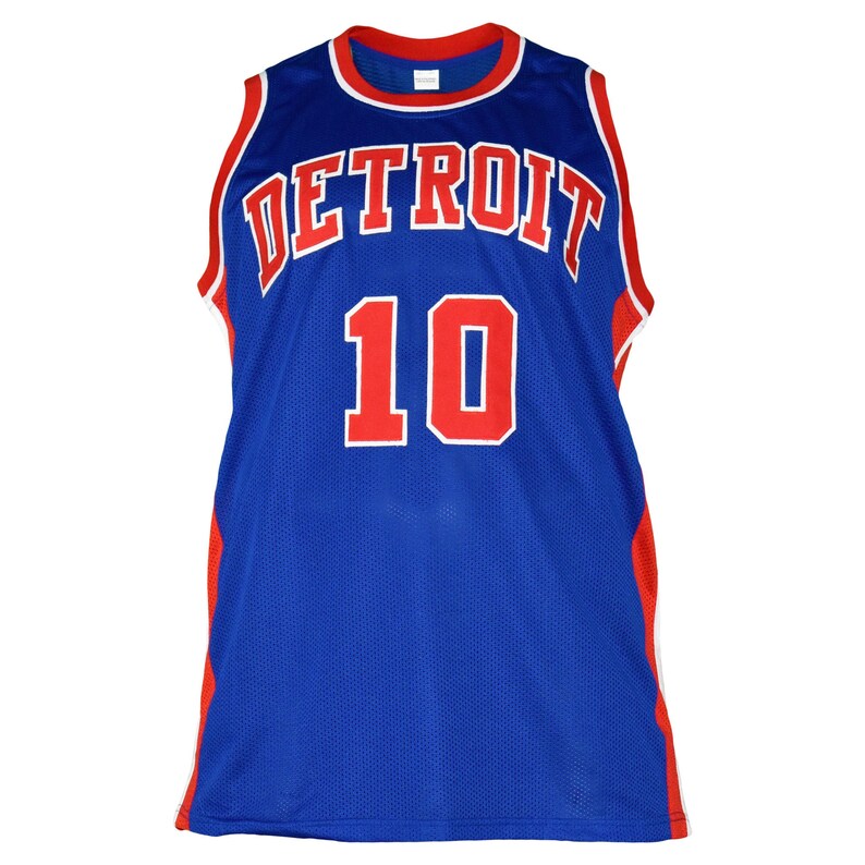 Dennis Rodman Signed Detroit Blue Basketball Jersey JSA Etsy