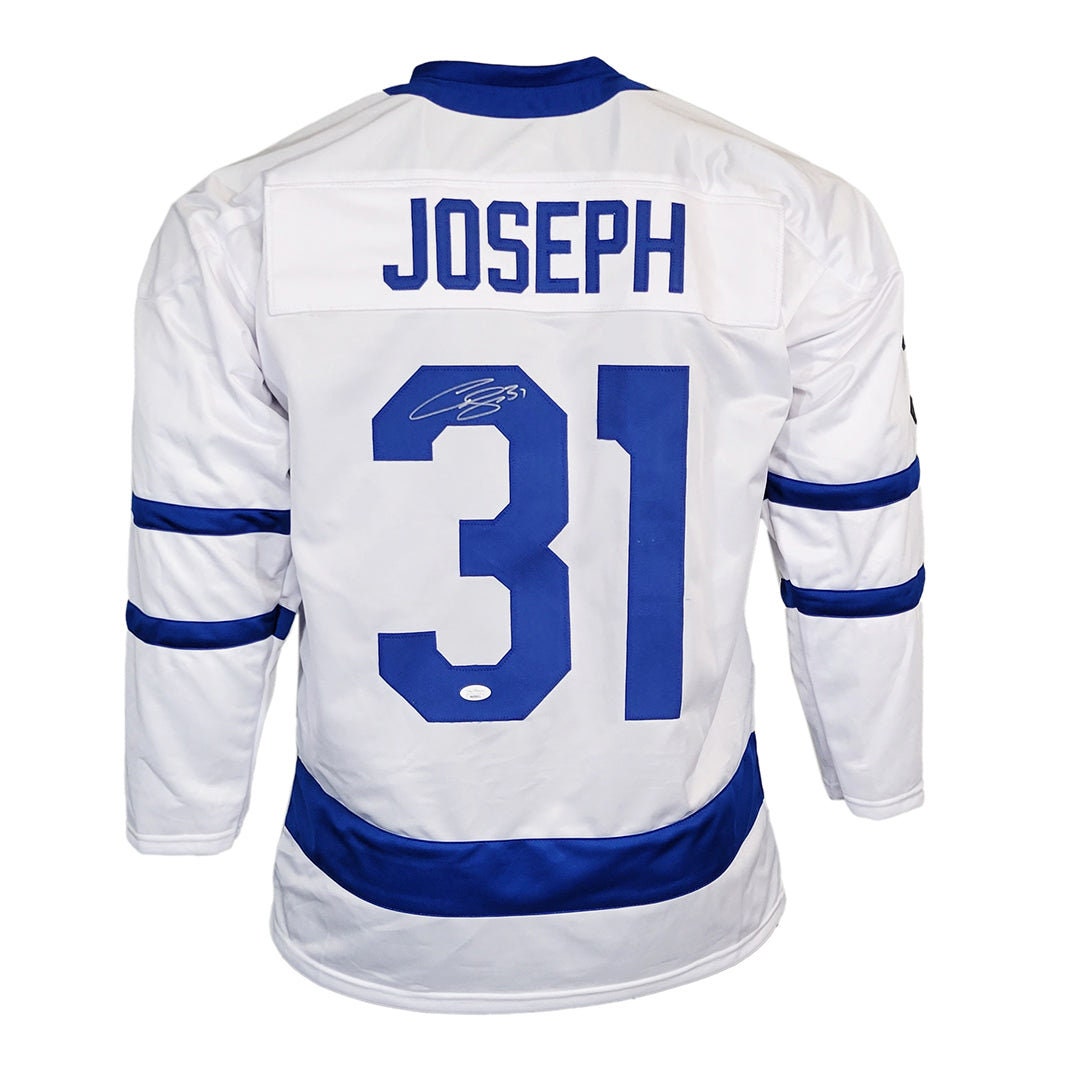 Mavin  Vtg Toronto Maple Leafs Curtis Joseph KOHO Airknit Sewn Hockey  Jersey Men's L