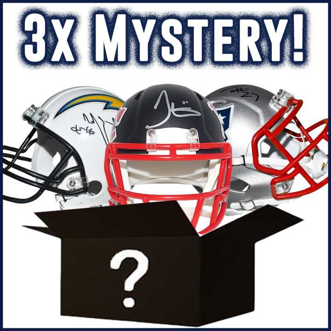 3x Signed Mini Helmet Mystery Box Etsy
