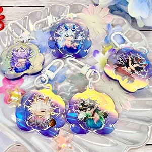 High-Cloud Fünftel [Segen der Beständigkeit] Vidyadhara Ei Schlüsselanhänger || Dan Heng Klinge Jingrund Bailu Jingliu – Honkai: Sternenschienenanhänger