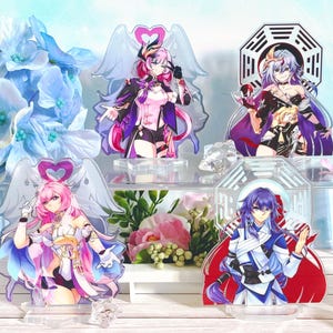 Human / Herrscher Standees – Elysia & Fu Hua/Senti || Honkai Impact 3rd 3.75" Double Sided Acrylic Standees