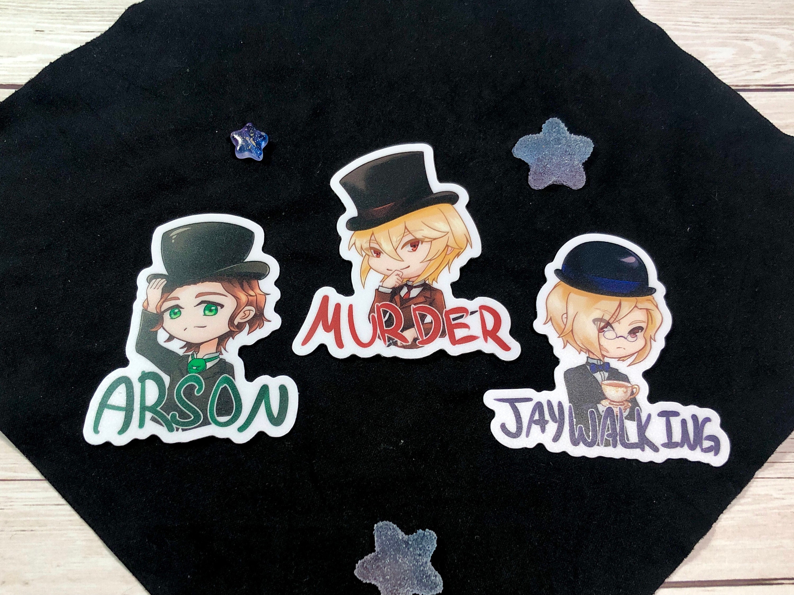James Moriarthree Vinyl Stickers William Louis Albert - Etsy Australia