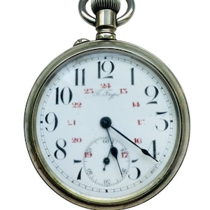 Pavel Bure antique pocket watch manual winding Russia Big size Rare watch Nr2