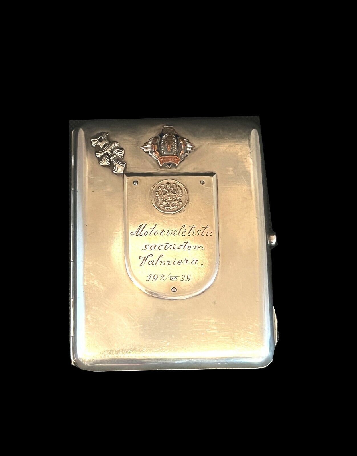 Vintage Sterling Silver Cigarette Case, 1920s Hallmarks, Silver Pocket Case,  Silver Jewellery Case, Solid Silver Case 