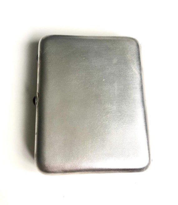 Russian Solid silver Cigarette case - .875 (84 Zo… - image 8