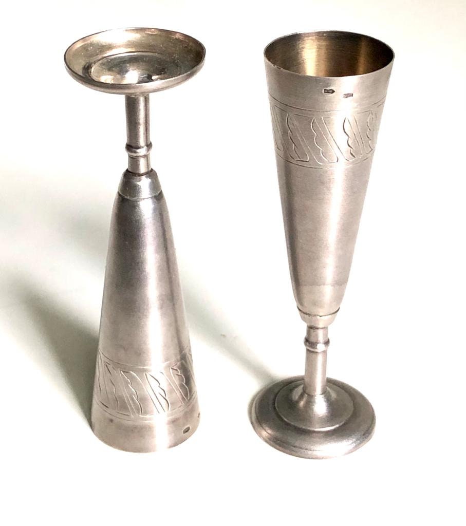 Item #272 - Silver cup holder Initials R.M., weight 40 g, purity 875 -  Auction 67 - Classic art gallery ANTONIJA