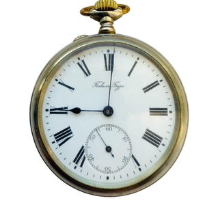 Pavel Bure antique pocket watch manual winding Russia Big size Rare watch Nr13