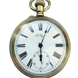 Pavel Bure antique pocket watch manual winding Russia Big size Rare watch Nr11