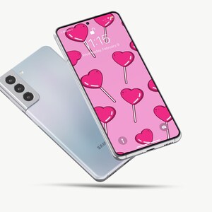 Hearts Phone Background for IPhone / Android, Phone Background Digital Download | Phone Wallpaper Digital Download