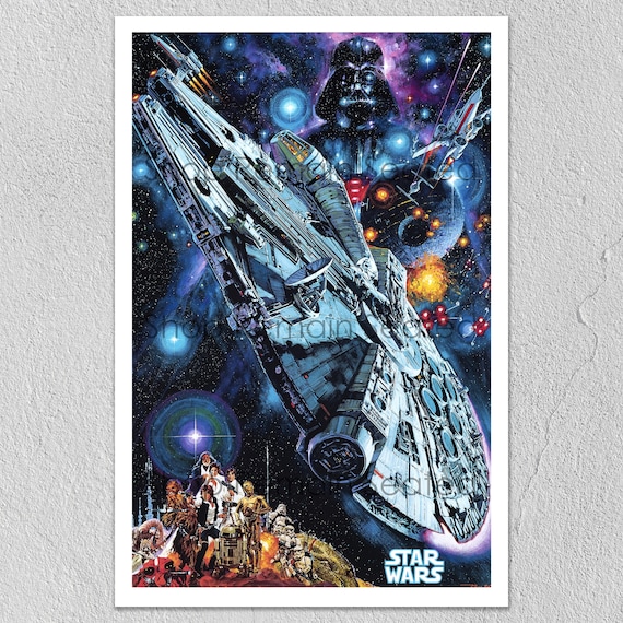 Star Wars A New Hope Poster | Episode 4 Noriyoshi Ohrai Print