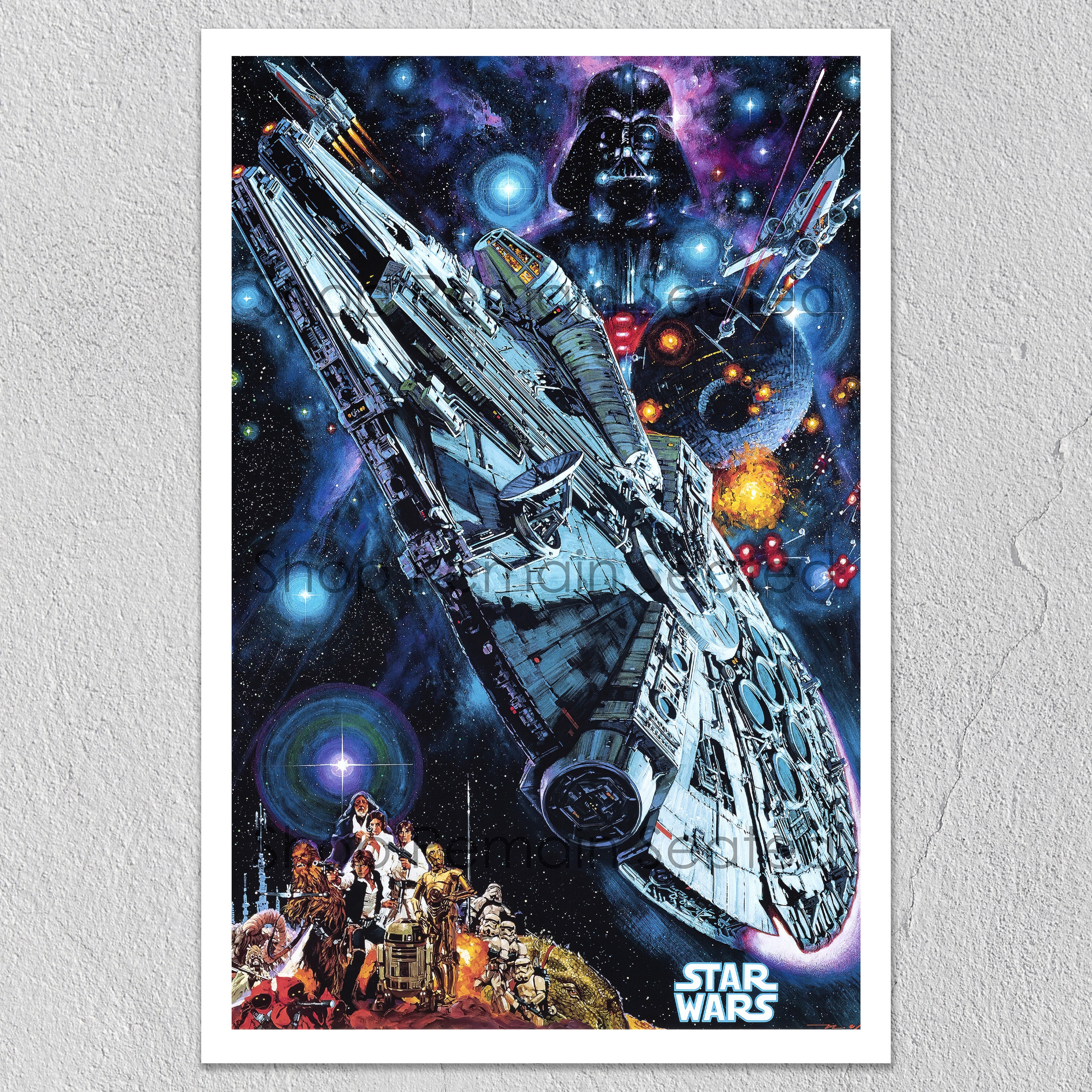 Star Wars A New Hope Poster | Episode 4 Noriyoshi Ohrai Print