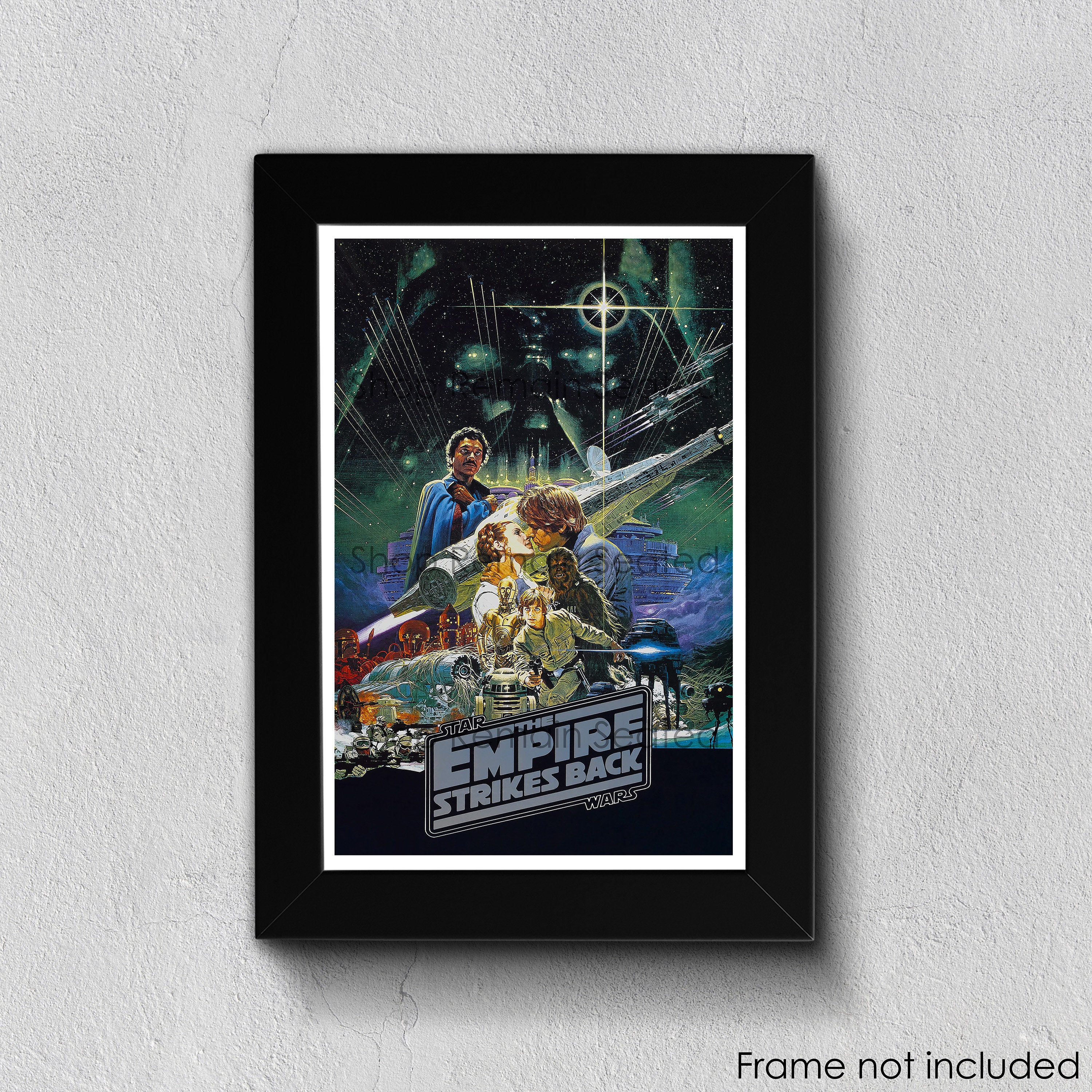 Empire Strikes Back Poster | Star Wars Episode 5 Ohrai Print