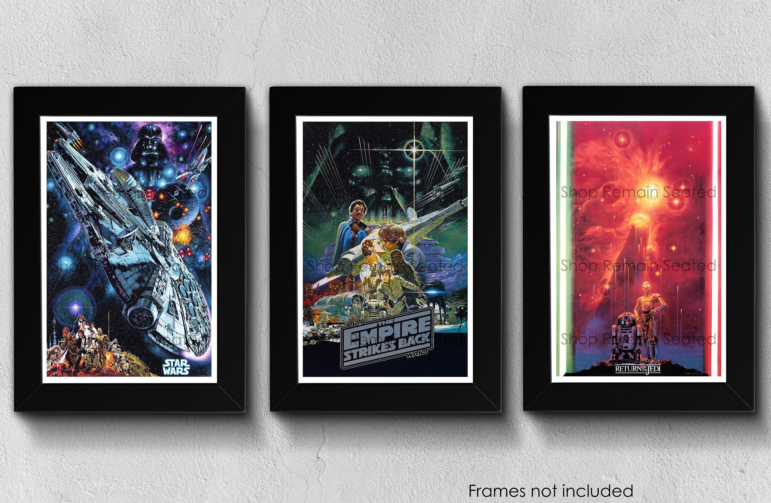 Empire Strikes Back Poster | Star Wars Episode 5 Ohrai Print
