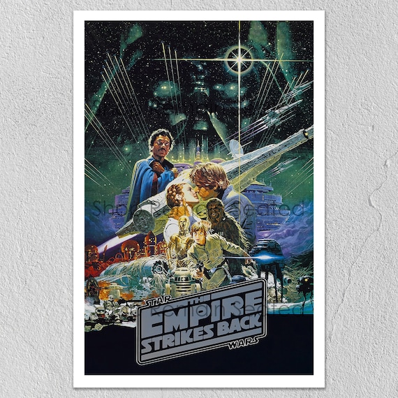 Empire Strikes Back Poster | Star Wars Episode 5 Ohrai Print