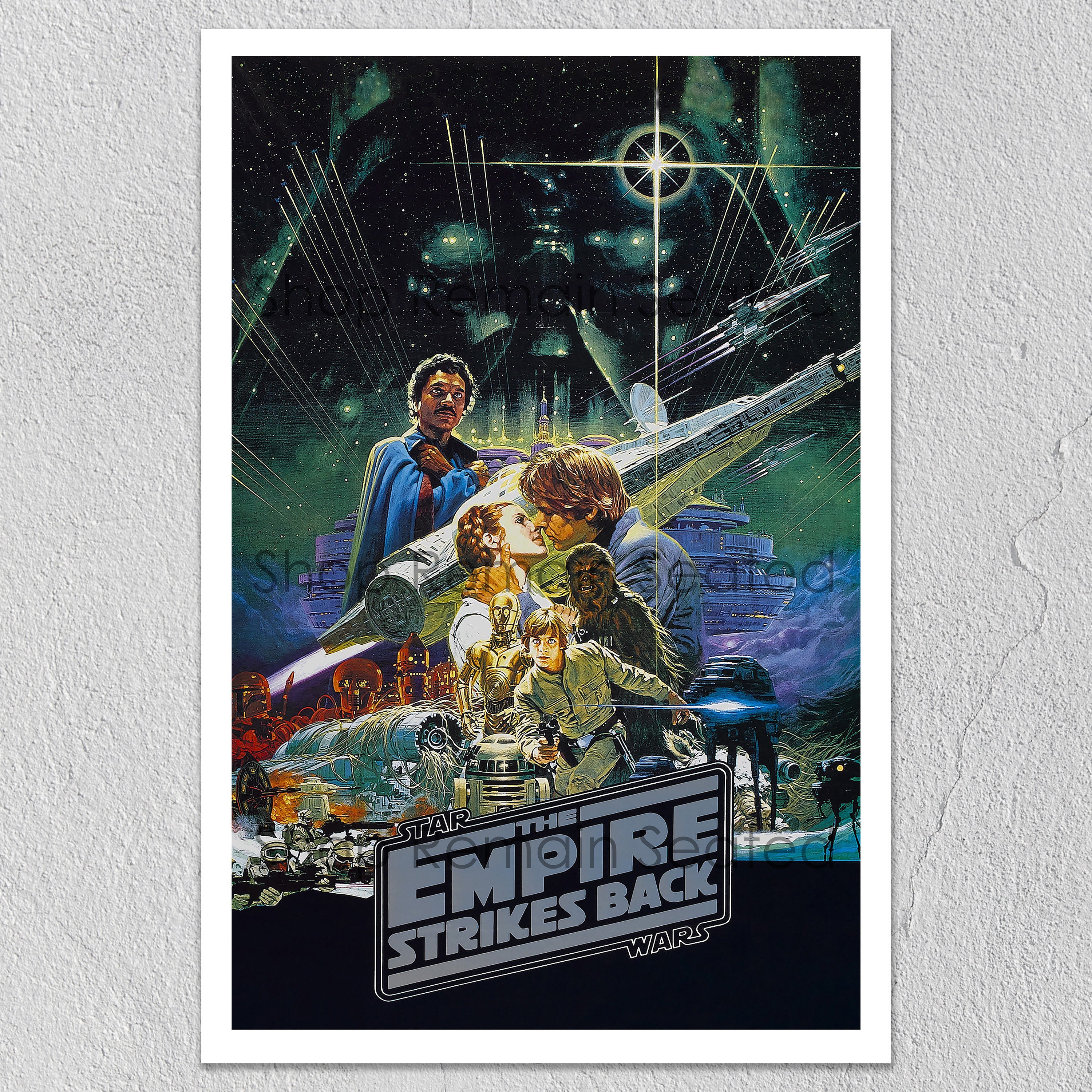 Empire Strikes Back Poster | Star Wars Episode 5 Ohrai Print