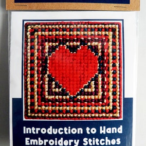 Beginners / DIY / Make Your Own Hand Embroidery Kit / Introduction to Embroidery Stitches / Plastic Canvas / Children&#39;s Craft Kits