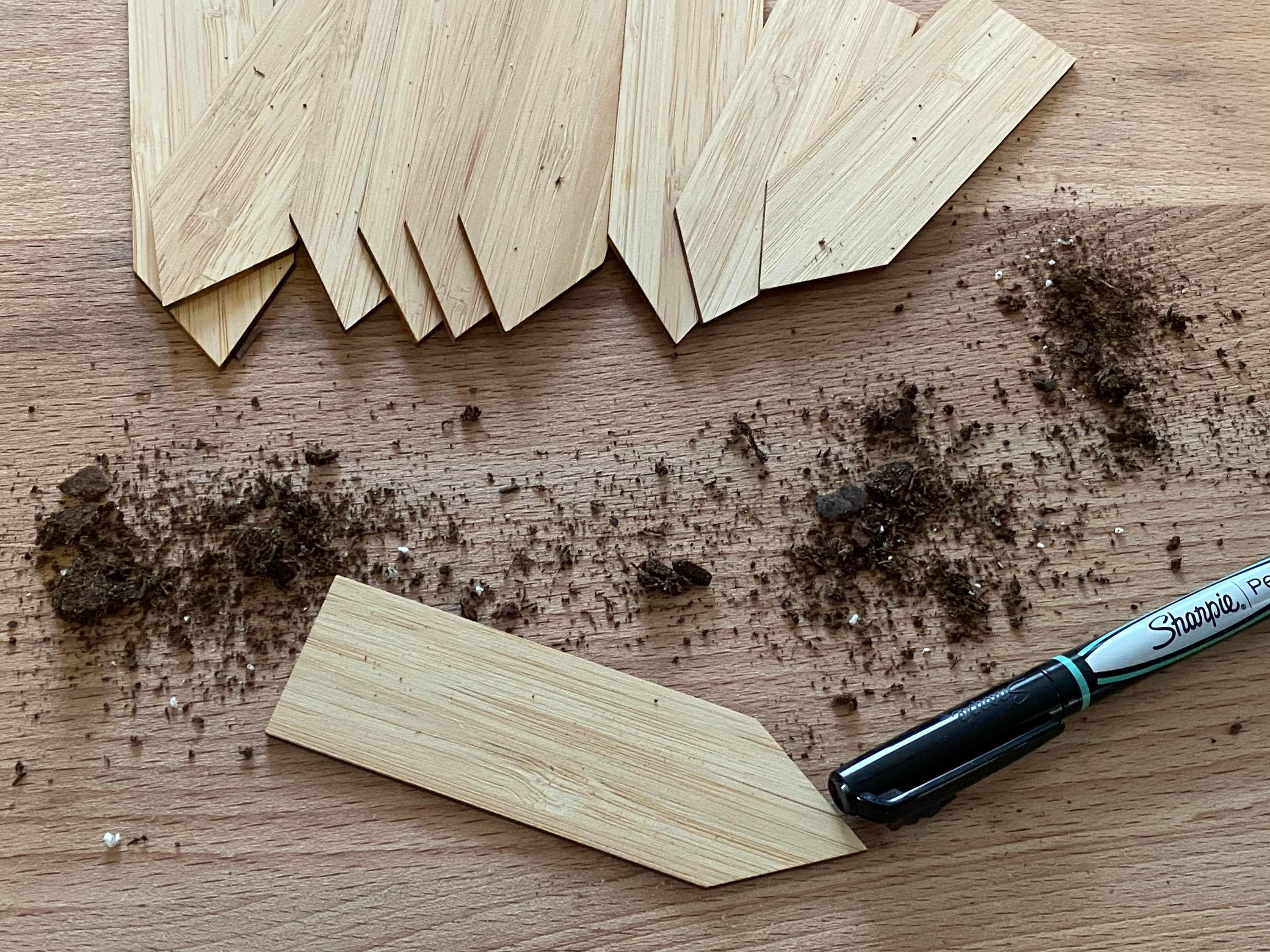 Wood Plant Label - Etsy