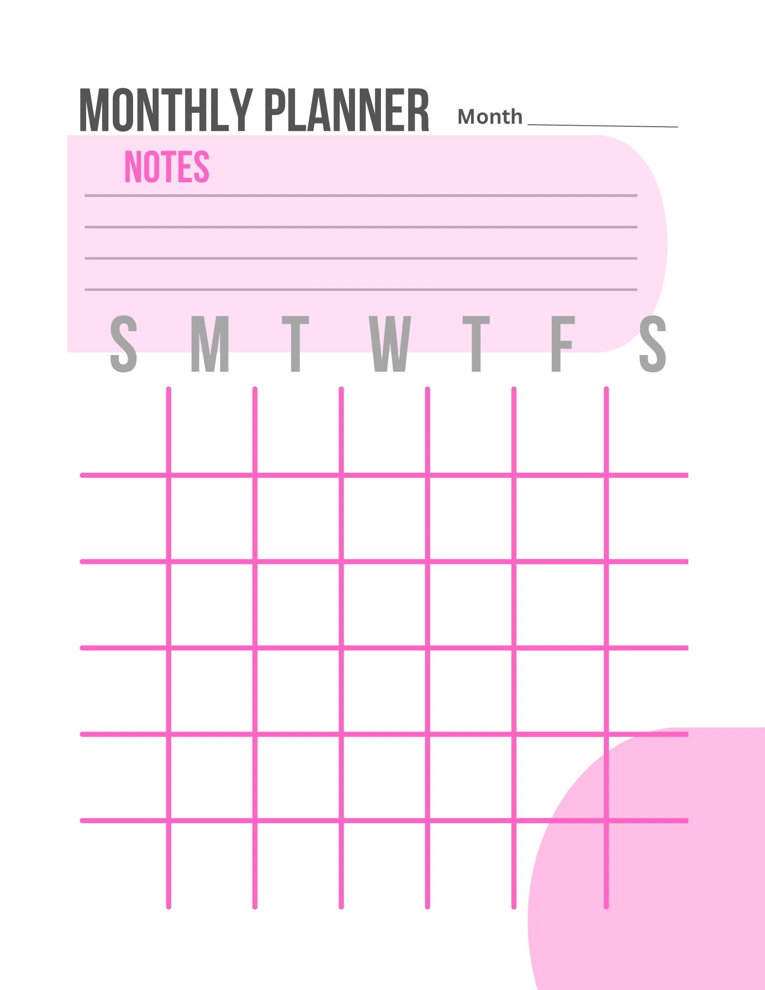 Trendy Aesthetic Minimalist Printable Planner - Etsy