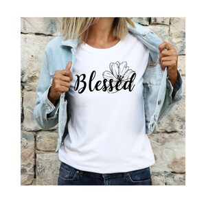Gesegnete Svg, Blume Svg, Pflanze Svg, Christian Svg, Glaube Svg, Jesus Svg, Bibel Sprüche Svg, Png, Cricut Datei, Png