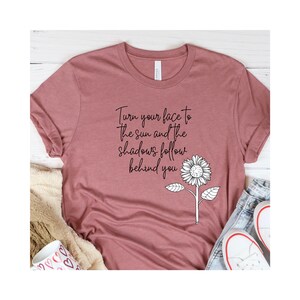Draai je gezicht naar de zon inspiratie SVG / bestand knippen / Cricut / christelijke inspiratie SVG / Instant Download