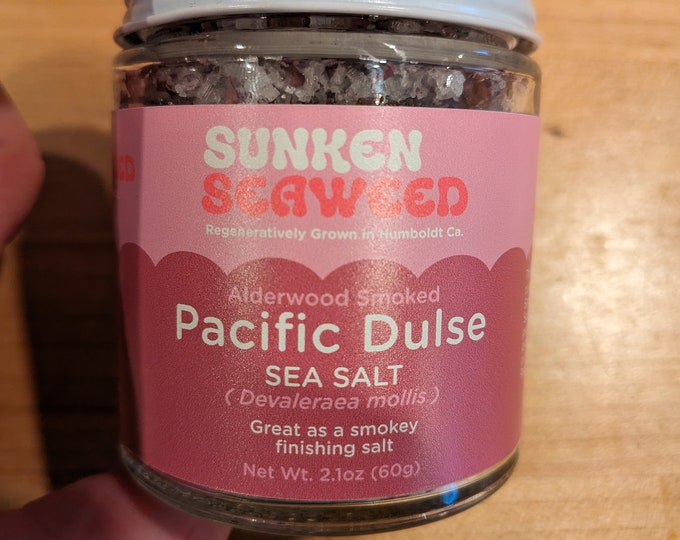 Pacific Dulse Sea Salt, A Smoked Finishing Salt, Flake Salt And Dried Dulse