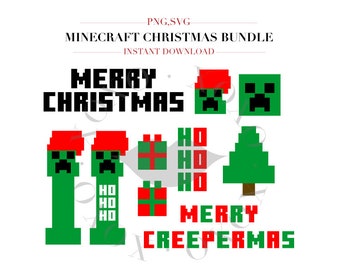 Minecraft Creeper Coloring Book Christmas - Mines Transparent PNG