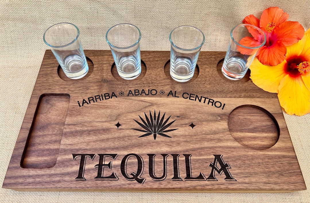 Mixologist Gift, Tequila Shot Flight, Tequila Barware Set, Tequila Gift
