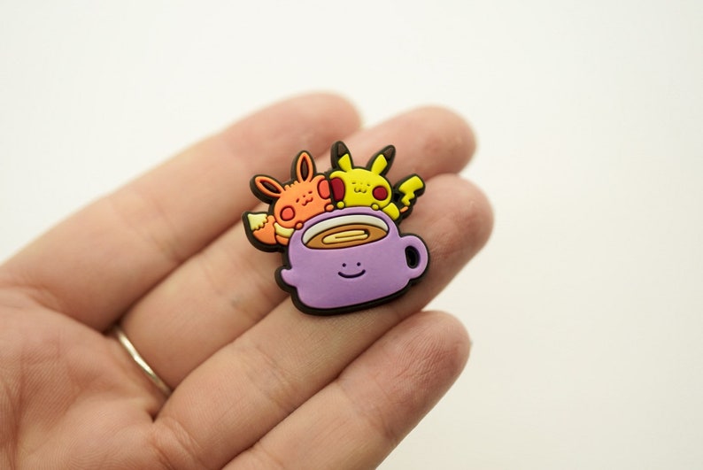 Pikachu & Eevee Ditto Pokémon Croc Jibbitz Croc Charm Croc Etsy