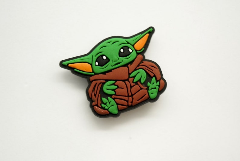 Baby Yoda Croc Jibbitz Mandalorian Star Wars Croc Charm Etsy