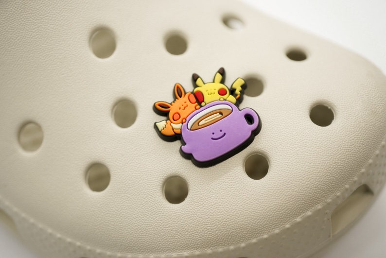 Pikachu & Eevee Ditto Pokémon Croc Jibbitz Croc Charm Croc Etsy