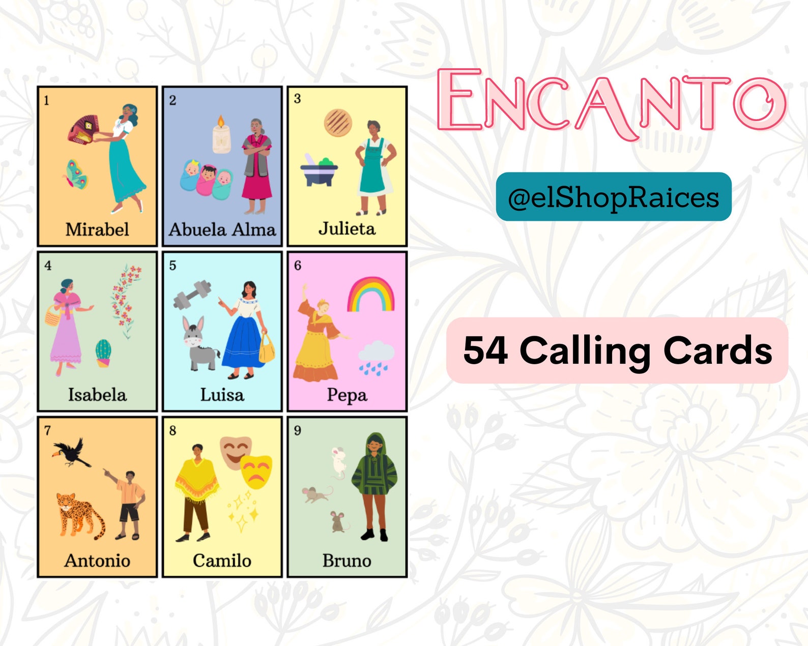 encanto-movie-bingo-30-cards-english-fun-birthday-game-etsy