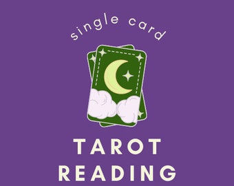 Single card tarot reading