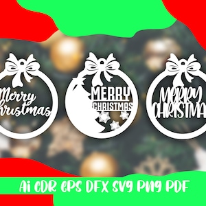 ツリーのクリスマスの飾り、クリスマスの飾り svg、ファイル ai cdr eps svg dfx png pdf