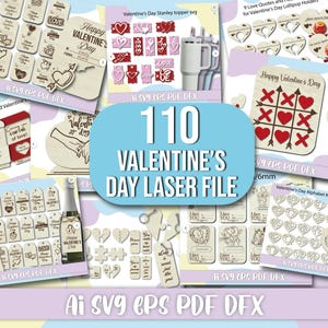 Massive Valentines Day SVG Bundle,110 Digital Files for Cricut and  Laser Cut Projects | Keychains, Candy Holders, Cake Toppers SVG & More