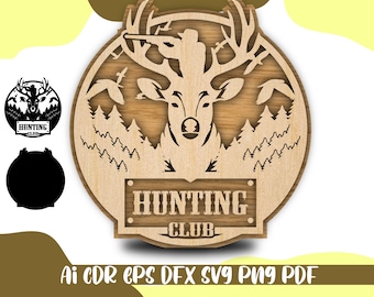 Hunting signs SVG,Hunting themed door decorations,Hunting SVG,file ai,cdr,eps,svg,pdf,png