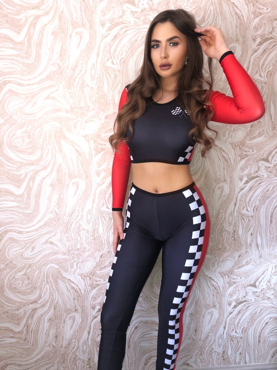 Grid Girl Crop Top and Leggings Promo Girl Outfit Ring Girl and Pitlane Girl  Outfit -  Australia
