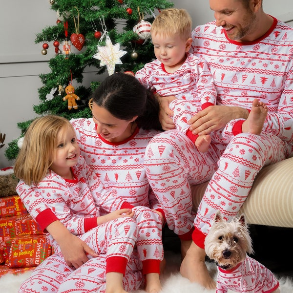 Christmas Family Pyjamas | Christmas Pajamas | Christmas Pjs | Family matching Pyjamas | Dog Pyjamas