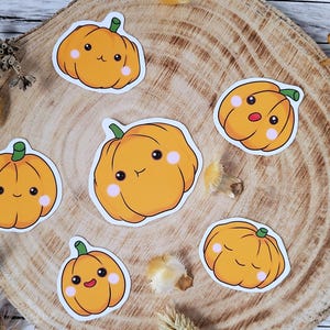 Kawaii Kürbis Sticker Set, Kawaii Deko, Kawaii Sticker Planer, Planer Sticker, Kawaii Sticker Set, Halloween Deko, Halloween Sticker, Kürbis