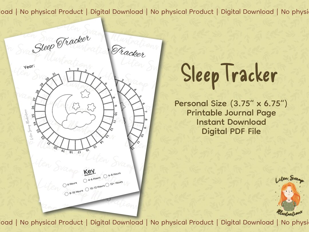 Sleep Tracker Planner Inserts - Magical Witchy Planner & Journal ...
