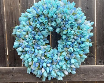 Spring Wreath Best Seller Tulip Wreath Gift Wreath Summer Wreath Front Door Wreath