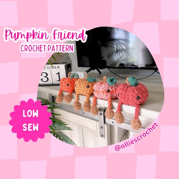 Pumpkin Crochet Pattern, Crochet Pattern, Easy Amigurumi Instructions, Easy Crochet Pattern, Halloween Crochet Pattern, Cute Birthday Gift