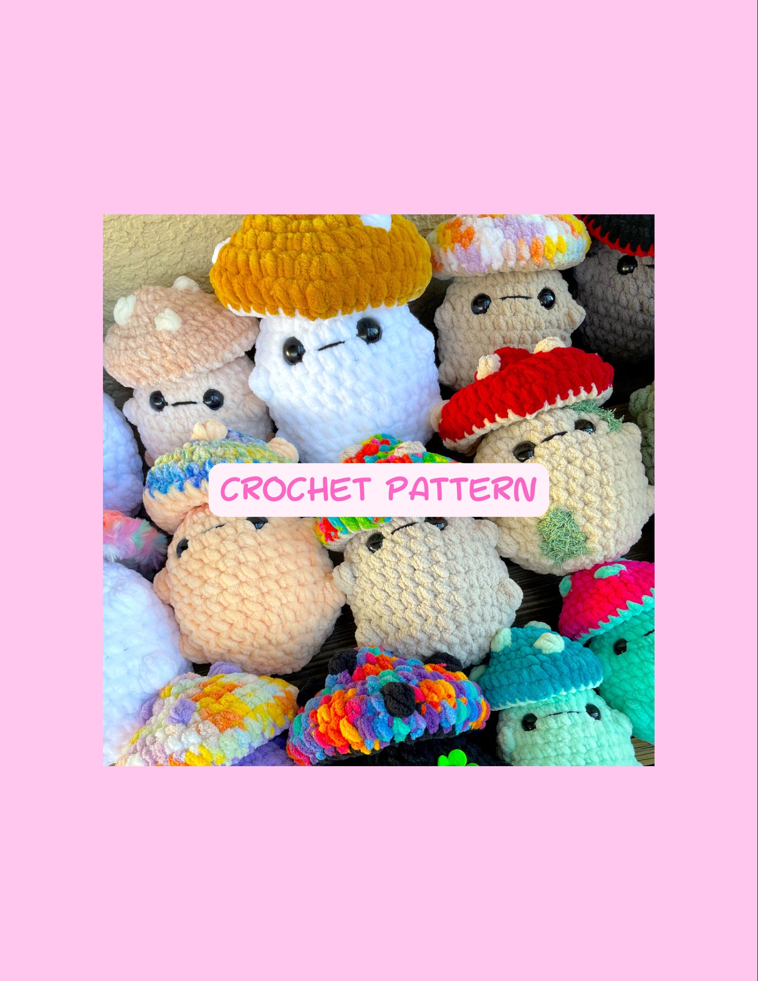 Crochet Mushroom Patterns That Scream Cottage Core - Crochet 365 Knit Too