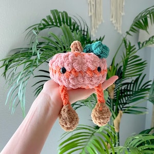 Pumpavirkmönster, Virkmönster, Enkla Amigurumi-instruktioner, Enkelt Virkmönster, Halloweenvirkmönster, Söt Födelsedagspresent bild 3