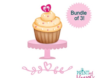 Cupcake Thumbprint Art Template / Birthday Handprint Craft / Dessert Thumbprint Craft / Cupcake Kid's Craft / Hand and Fingerprint Keepsake