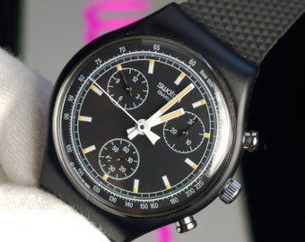 BLACK FRIDAY. scb100 chrono new & unworn swatch watch