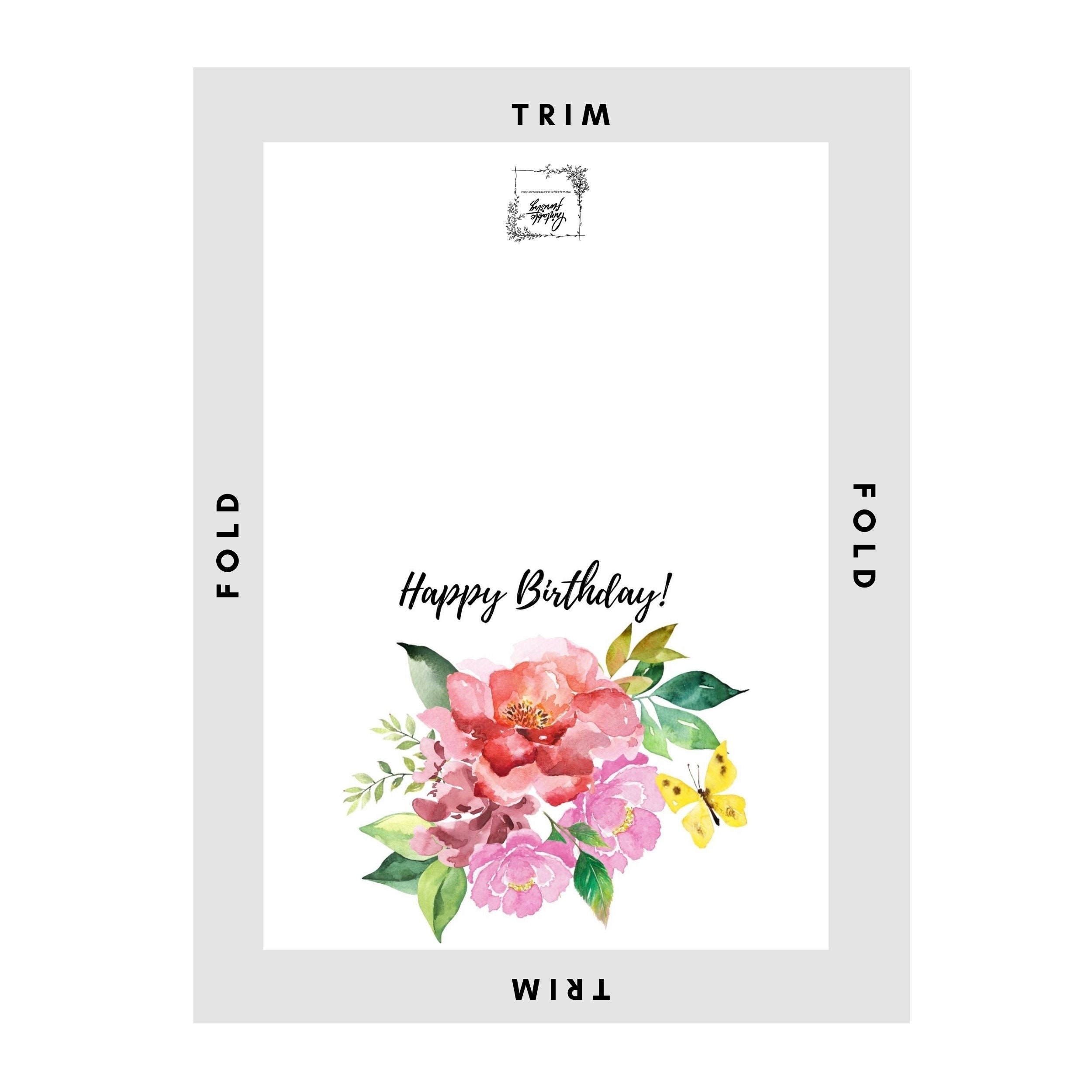 Printable Birthday Card Happy Birthday Card Digital Birthday - Etsy